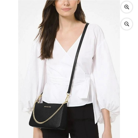 Michael Kors Handbags - Michael Kors Jet Set Medium Saffiano Leather Crossbody Bag NWT